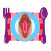 Pussy%20on%20platter%20 %20flirtmoji